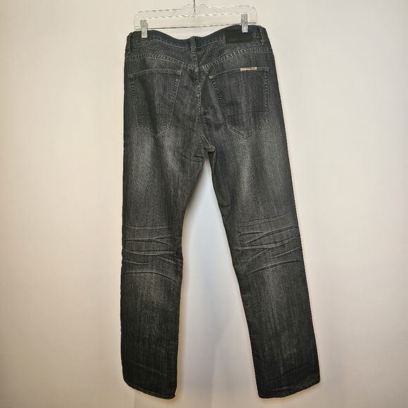 Projekt Raw straight cut cotton blend denim blue jeans pants size men 36x30 US - Picture 3 of 8
